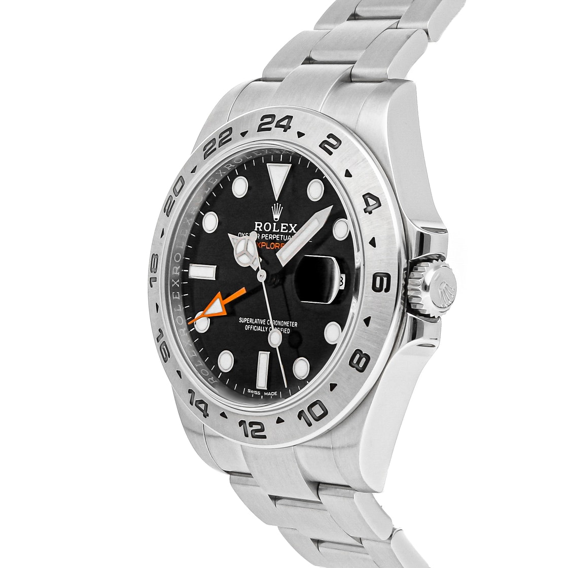 

Rolex Black Stainless Steel Explorer II 216570 Men's Wristwatch 42 MM