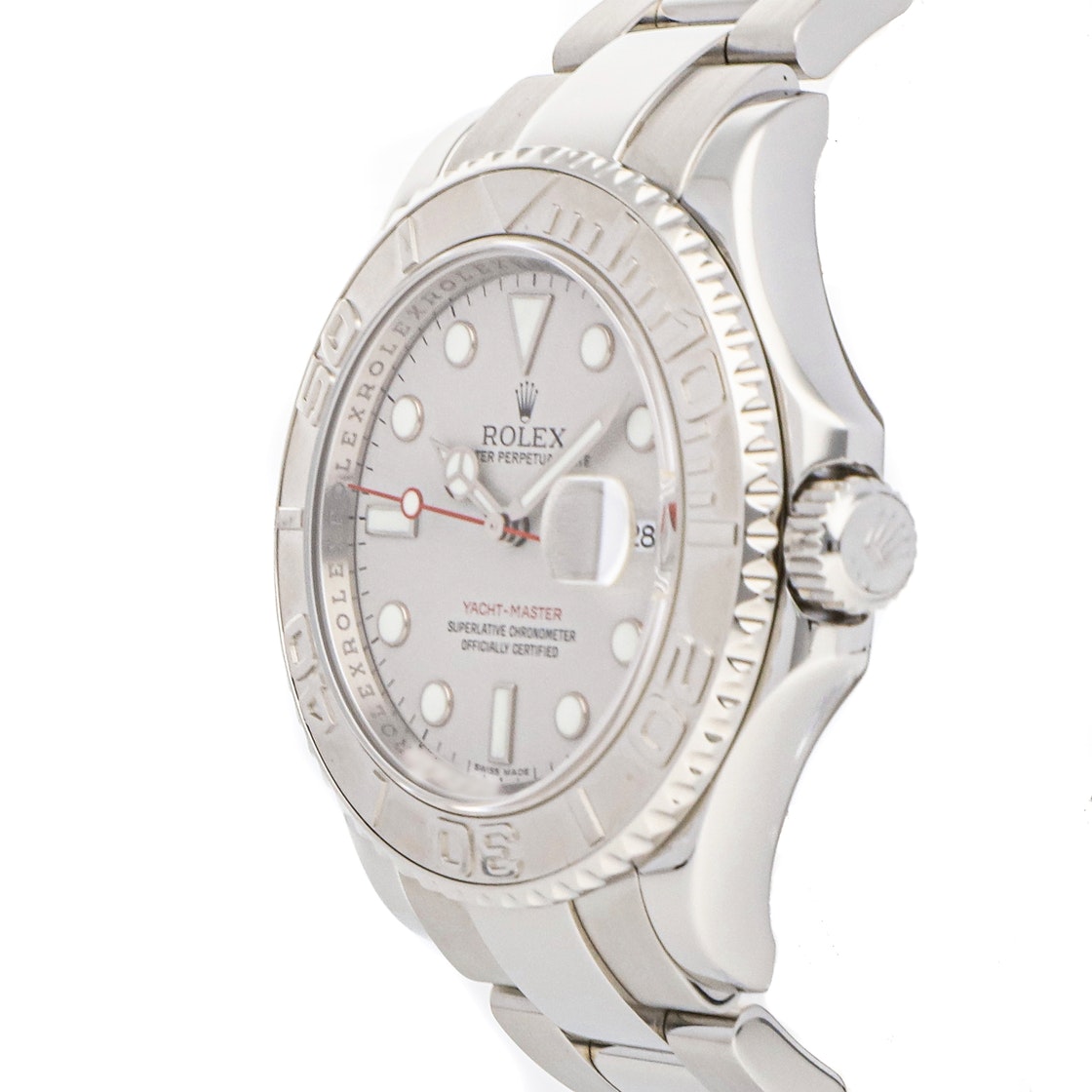 

Rolex Silver Stainless Steel Yacht-Master 16622 Men's Wristwatch 40 MM
