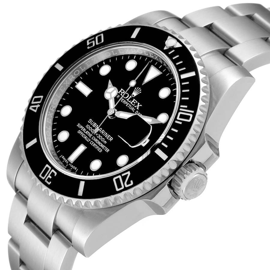 

Rolex Black Stainless Steel Submariner 116610 Men's Wristwatch 40 MM