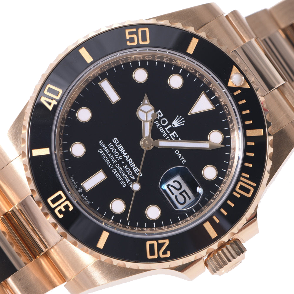

Rolex Black 18k Yellow Gold Submariner Date 126618LN Automatic Men's Wristwatch 41 MM