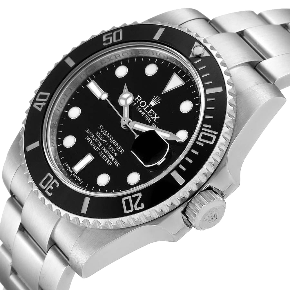 

Rolex Black Stainless Steel Submariner 116610 Men's Wristwatch 40 MM