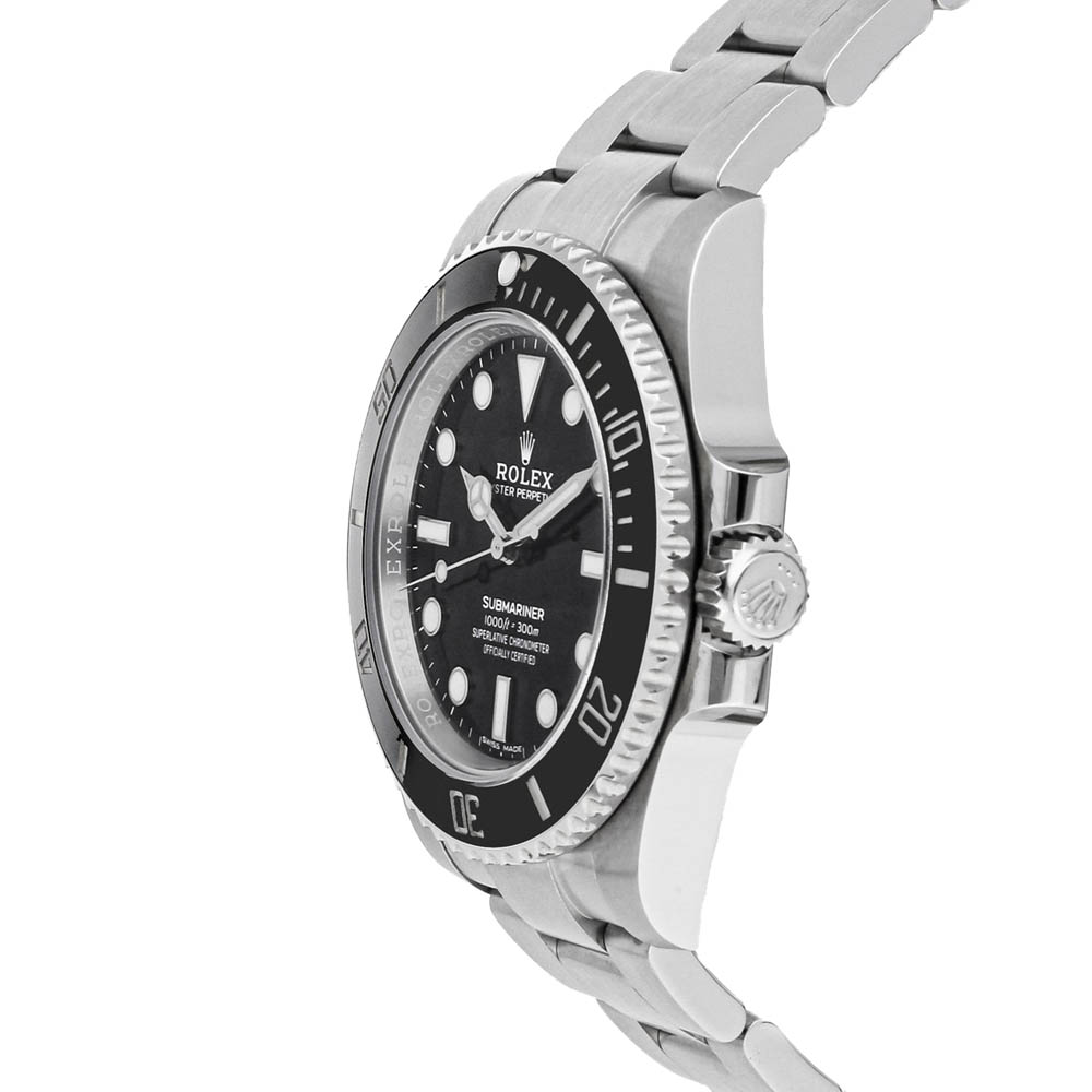 

Rolex Black Stainless Steel Submariner 114060 Men's Wristwatch 40 MM