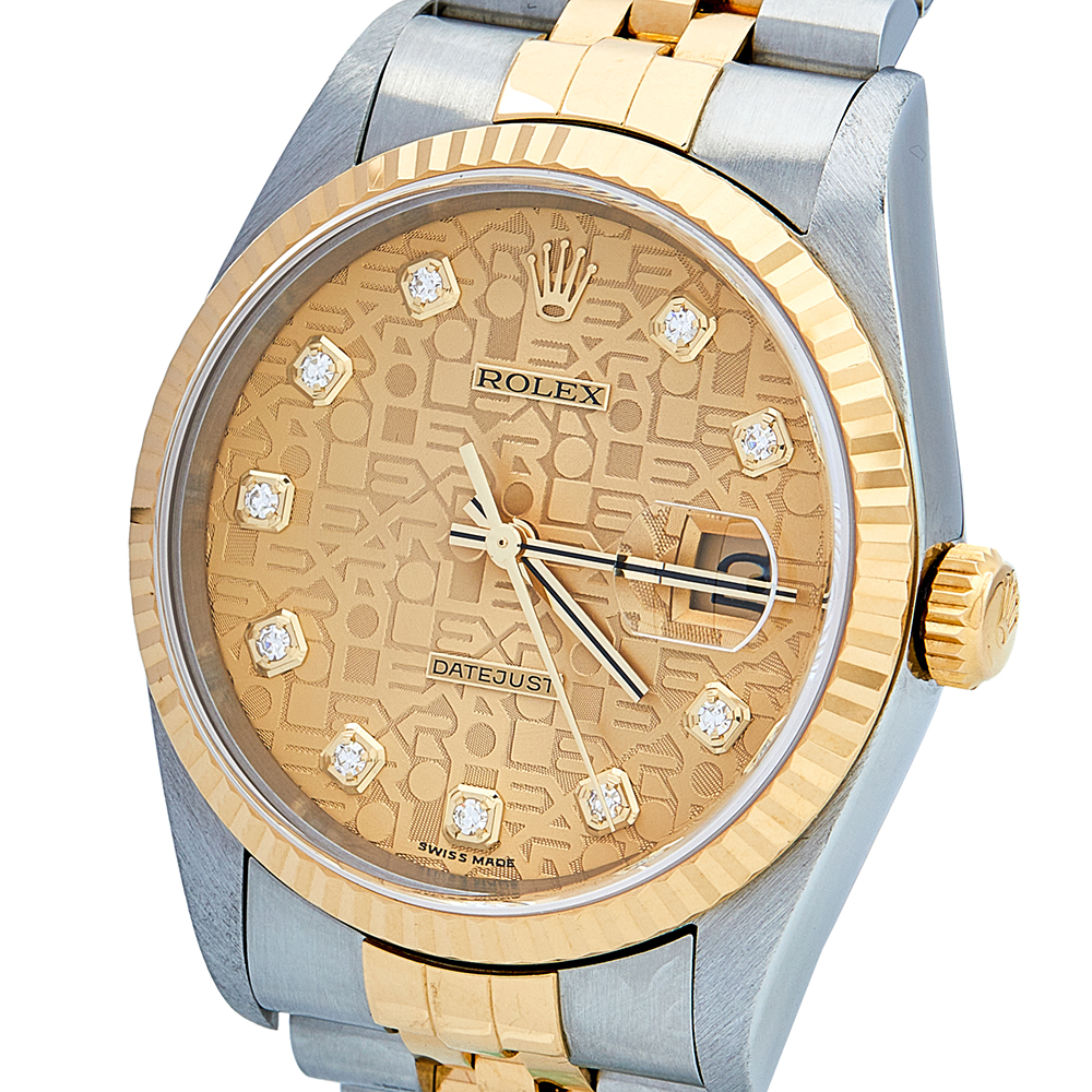 

Rolex Champagne Diamonds, Gold