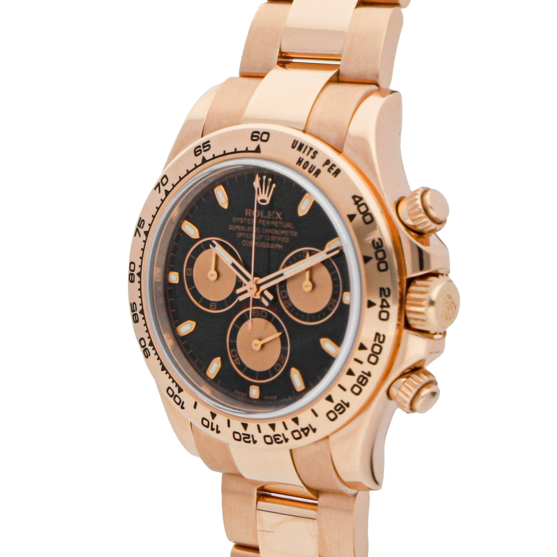 

Rolex Black 18K Rose Gold Cosmograph Daytona 116505 Men's Wristwatch