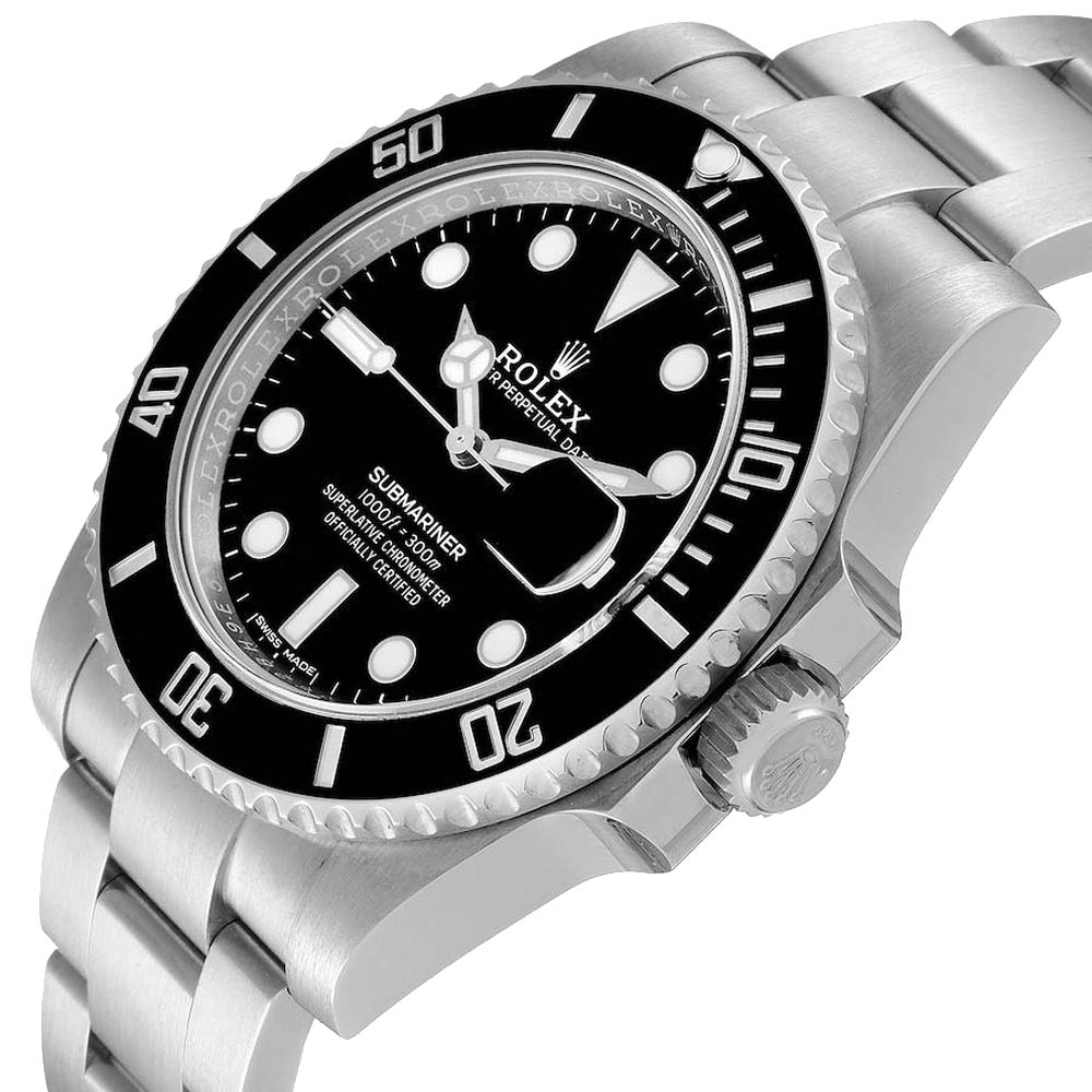 

Rolex Black Stainless Steel Submariner 116610 Men's Wristwatch 40 MM