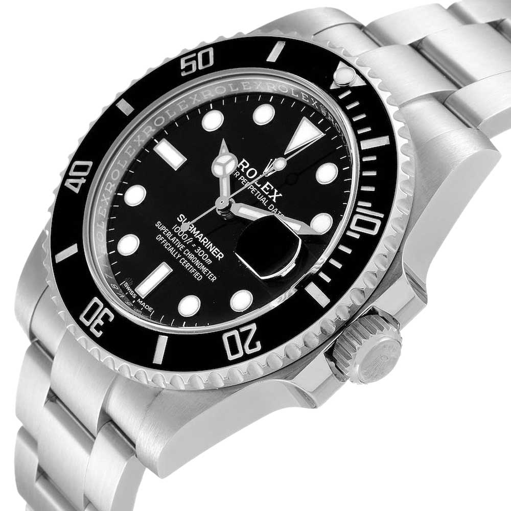 

Rolex Black Stainless Steel Submariner 116610 Men's Wristwatch 40 MM