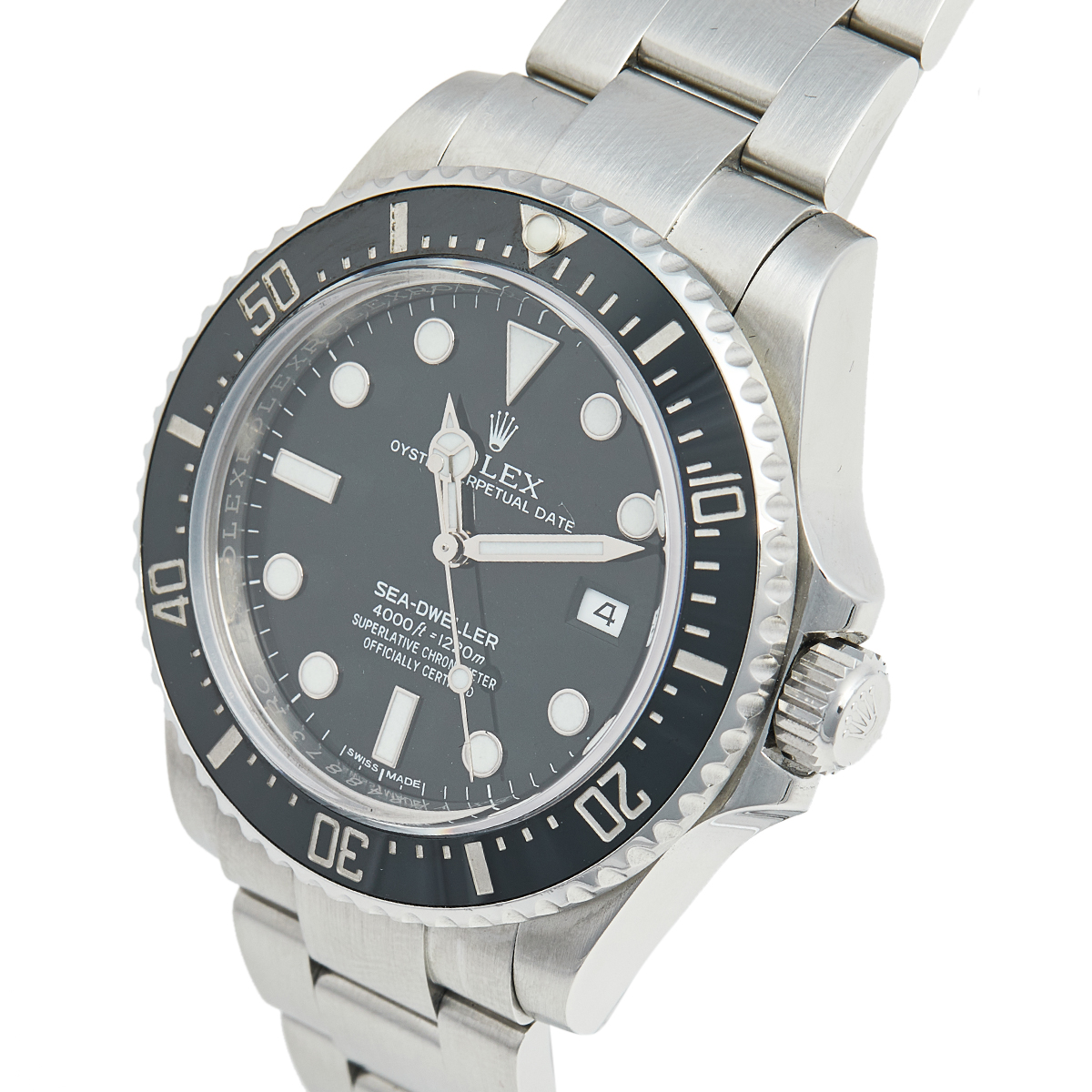 

Rolex Black Ceramic Stainless Steel Sea-Dweller, Silver