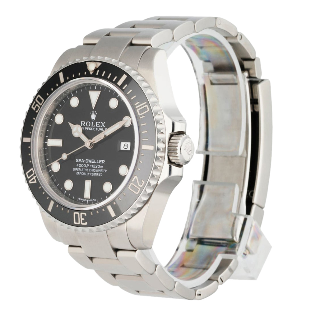 

Rolex Black Stainless Steel Sea-Dweller 4000 116600 Men's Wristwatch 40 mm