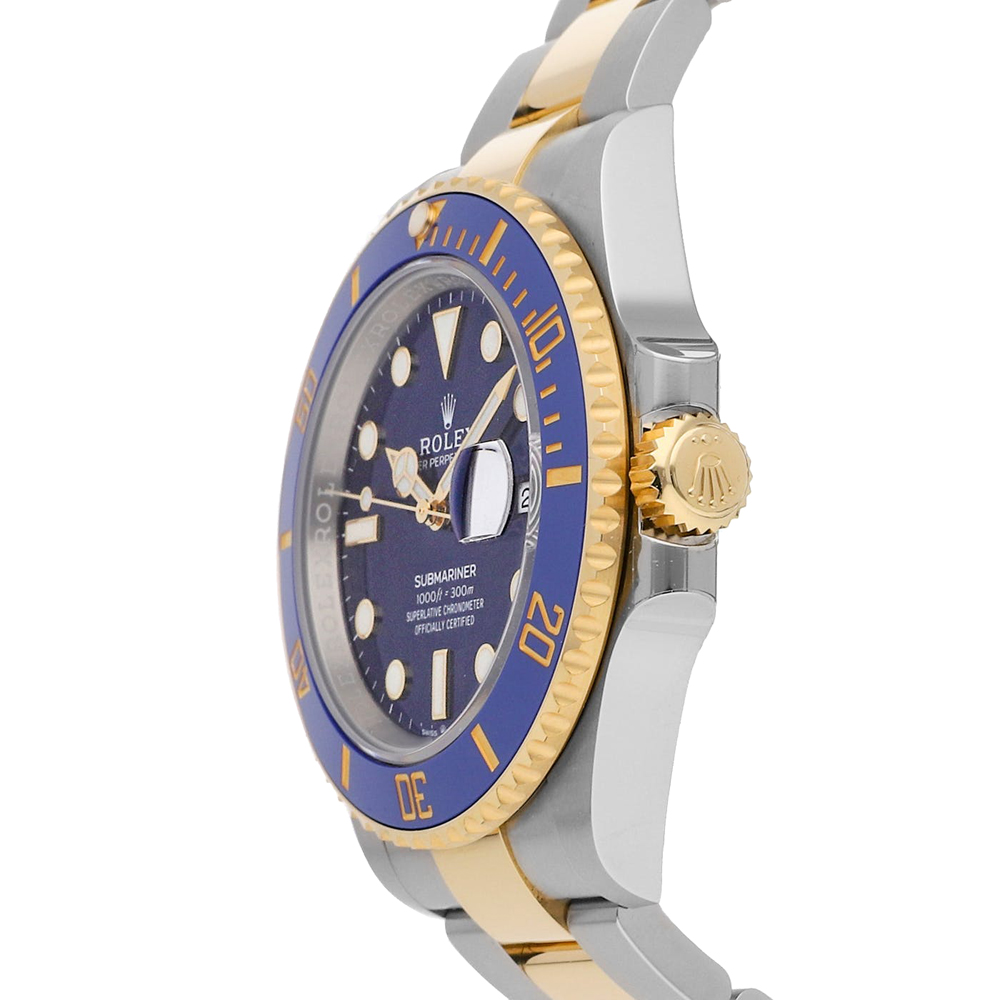 

Rolex Blue 18K Yellow Gold And Stainless Steel Submariner Date 126613LB Men's Wristwatch 41 MM