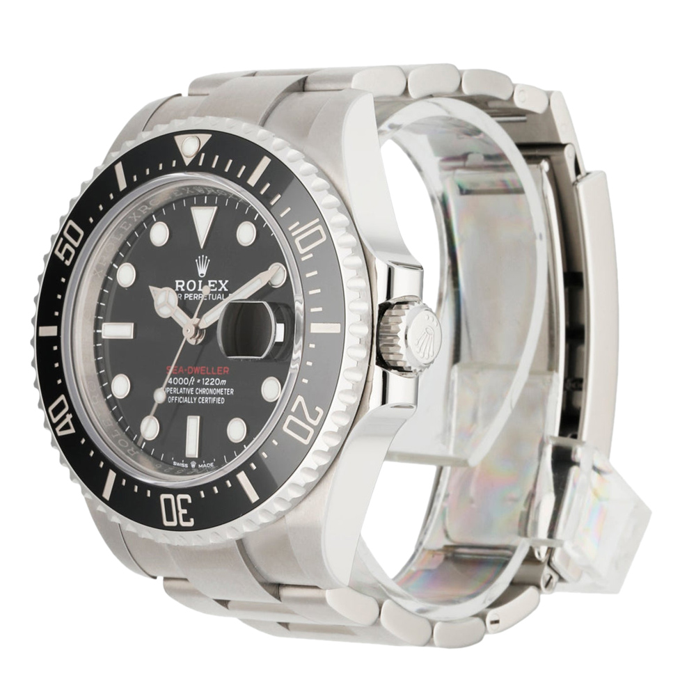 

Rolex Black Stainless Steel Sea-Dweller 126600 Automatic Men's Wristwatch 43 MM