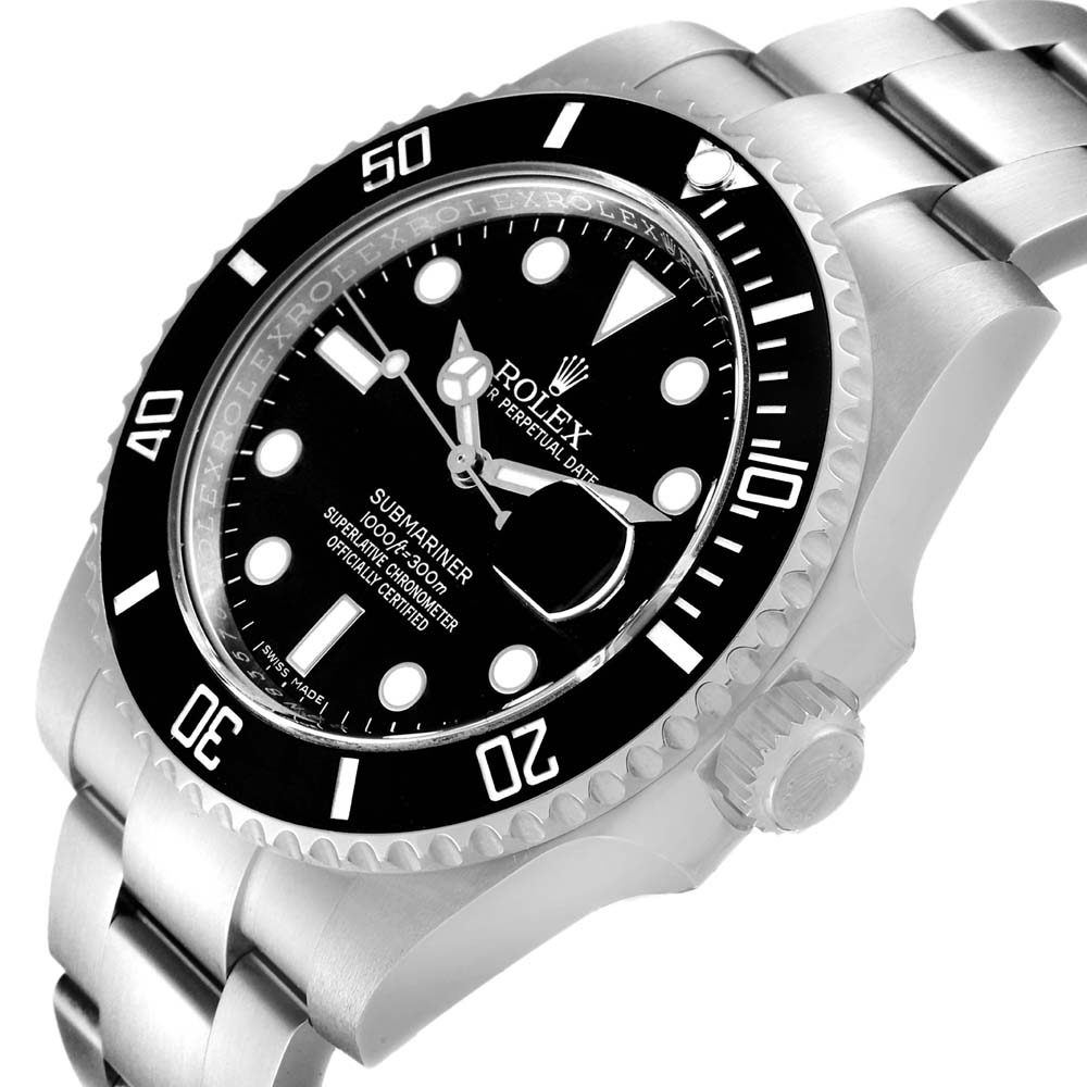 

Rolex Black Stainless Steel Submariner 116610 Men's Wristwatch 40 MM