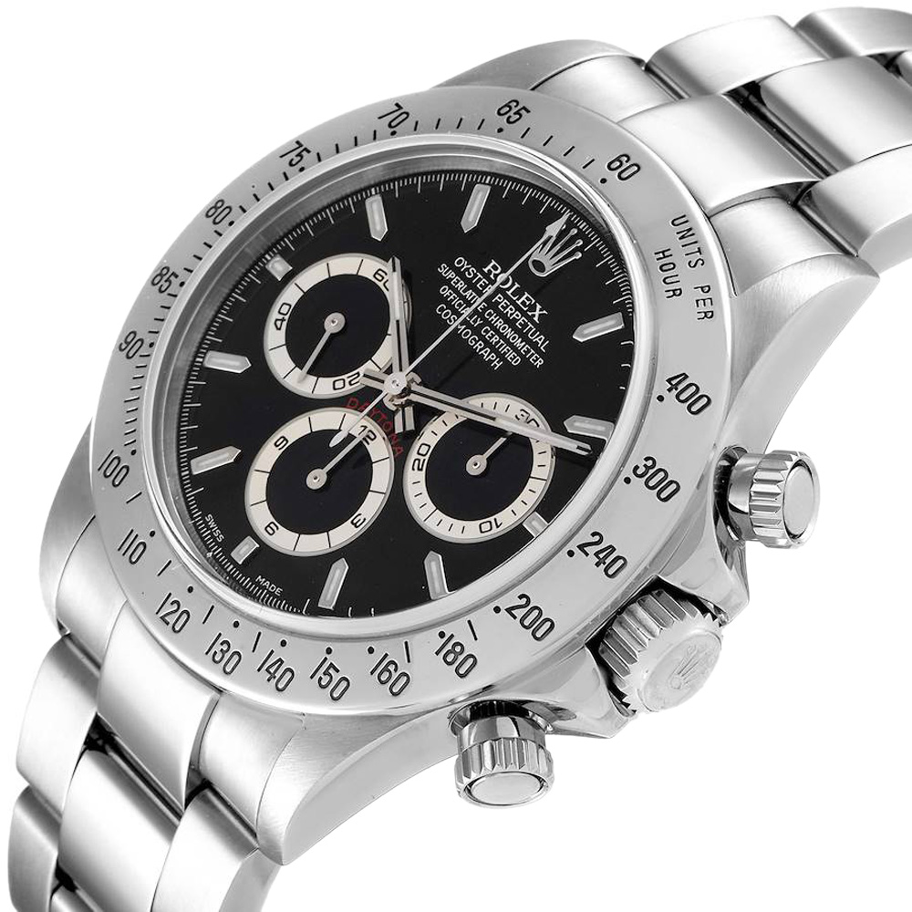 

Rolex Black Stainless Steel Cosmograph Daytona 16520 Men's Wristwatch 40 MM