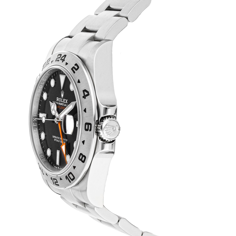 

Rolex Black Stainless Steel Explorer II 226570 Men's Wristwatch 42 MM