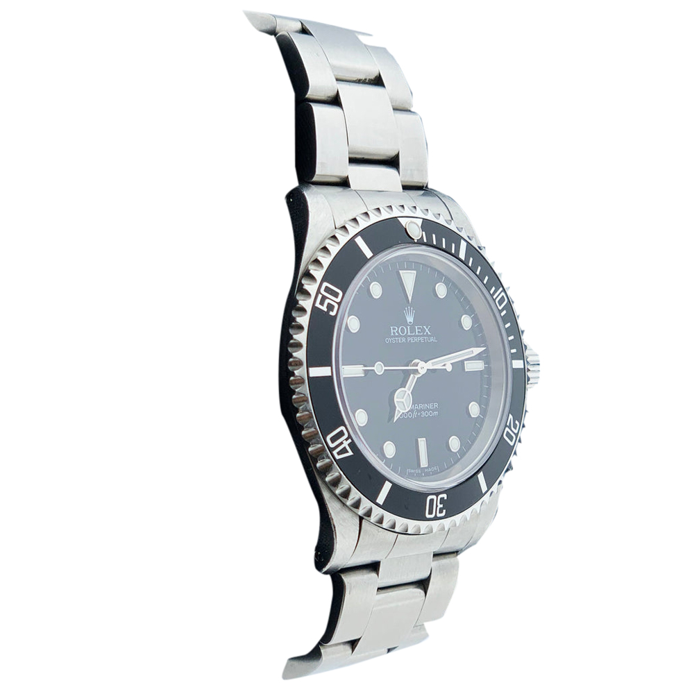

Rolex Black Stainless Steel Submariner 14060M Men's Wristwatch 40 MM