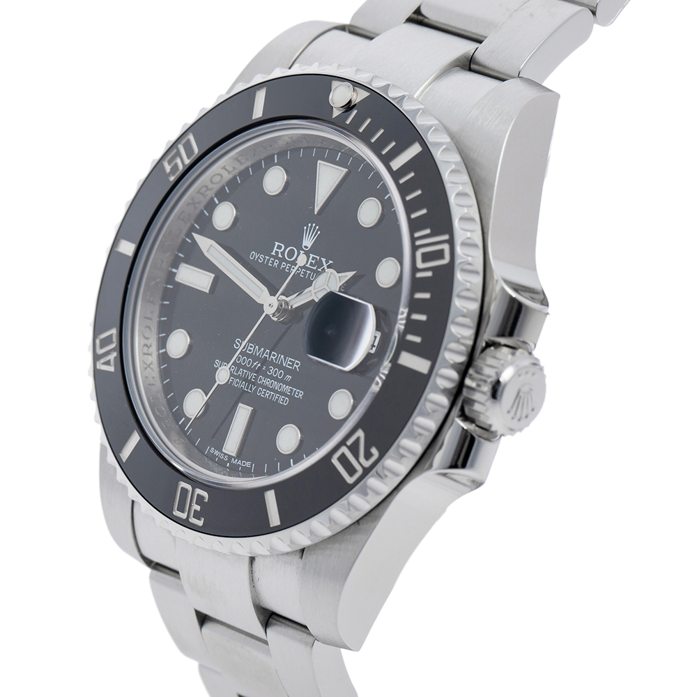 

Rolex Black Stainless Steel Submariner
