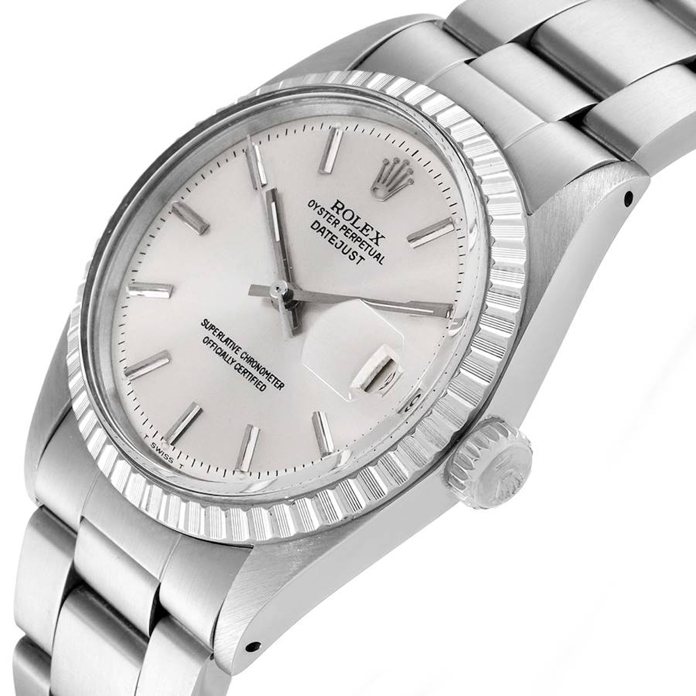 

Rolex Silver Stainless Steel Datejust Vintage