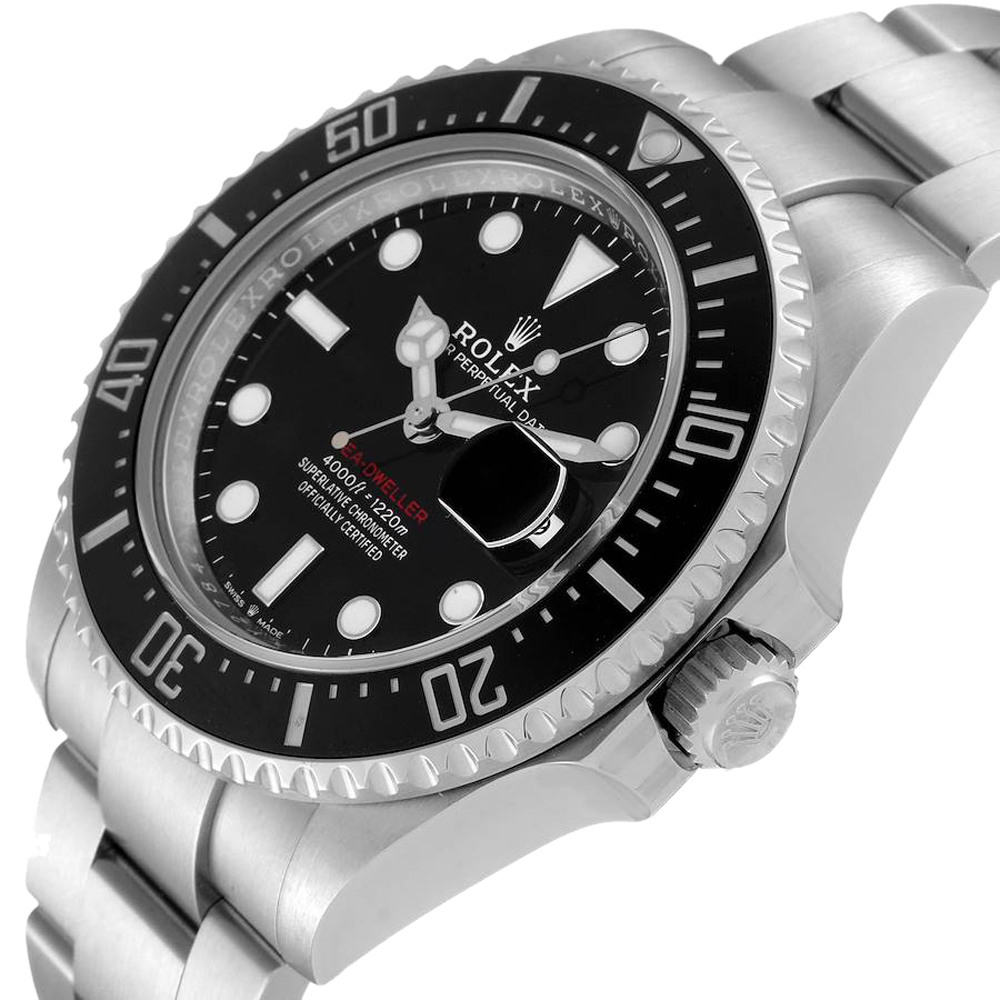 

Rolex Black Stainless Steel Seadweller 126600 Automatic Men's Wristwatch 43 MM