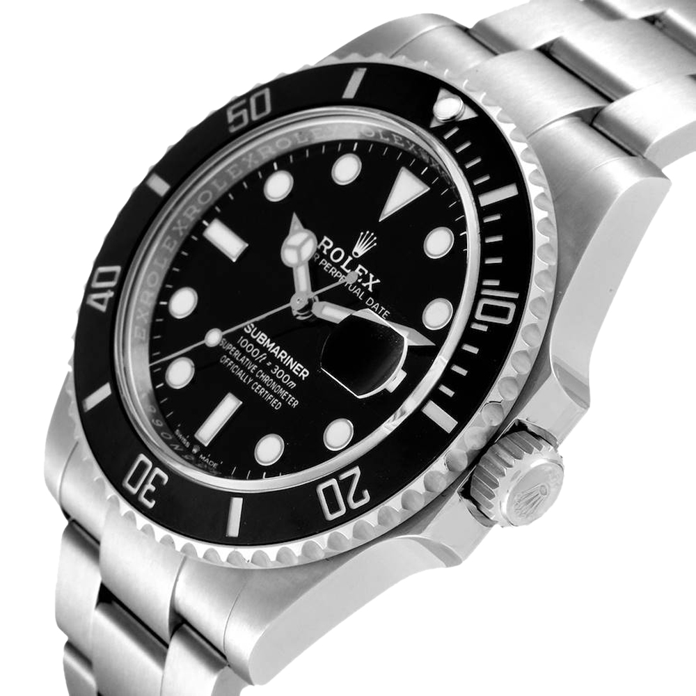 

Rolex Black Stainless Steel Submariner 126610 Men's Wristwatch 41 MM