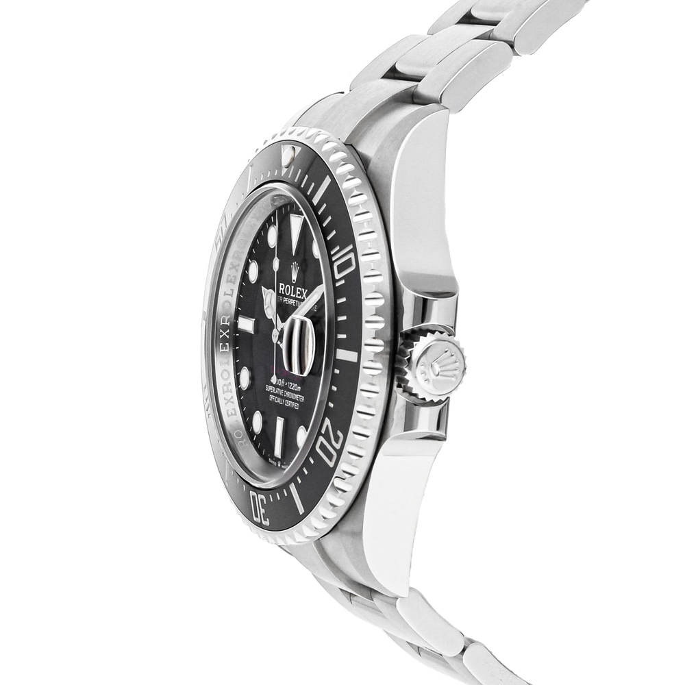 

Rolex Black Stainless Steel Sea-Dweller 4000 126600 Men's Wristwatch 43 MM