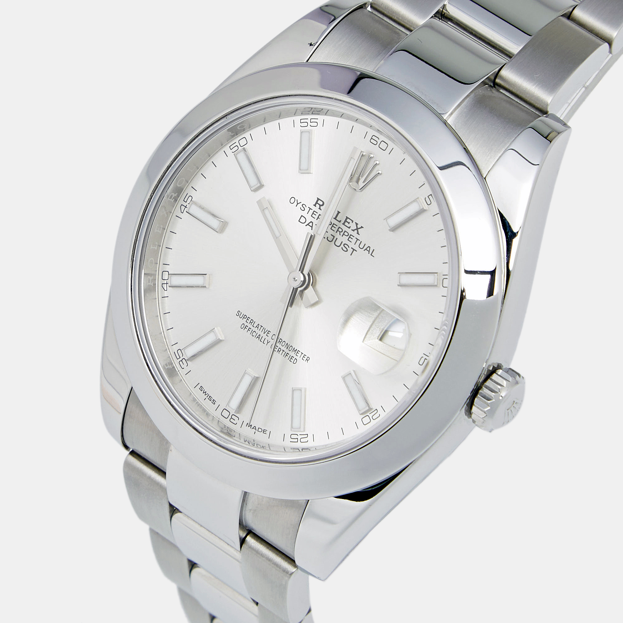 

Rolex Silver Stainless Steel Datejust