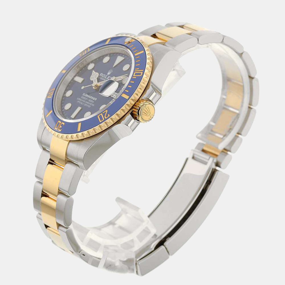 

Rolex Blue 18K Yellow Gold And Stainless Steel Submariner Date 126613LB Men's Wristwatch 41 mm