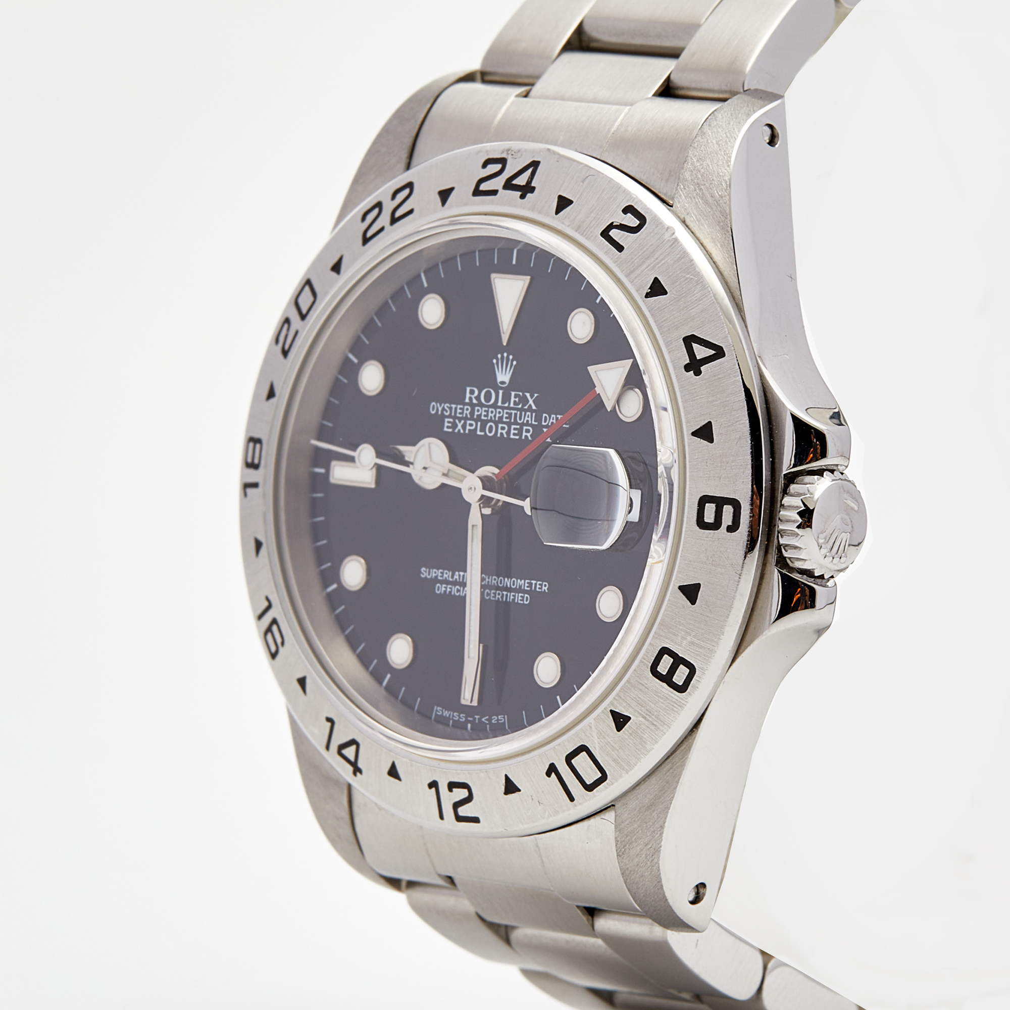 

Rolex Black Stainless Steel Explorer II