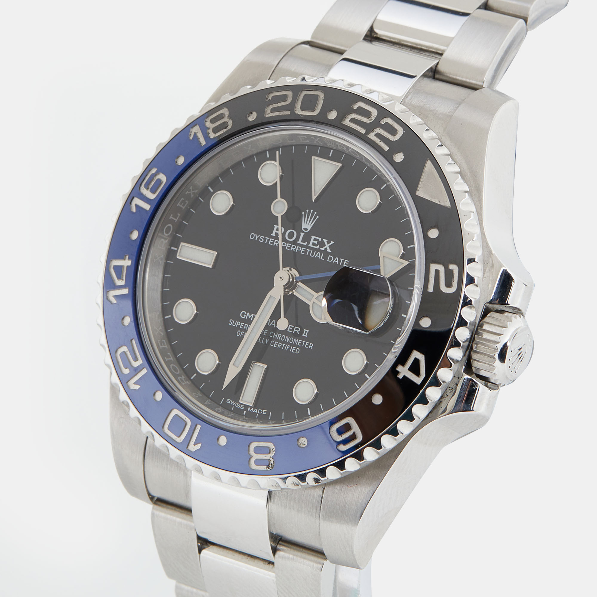 

Rolex Black Stainless Steel GMT-Master II