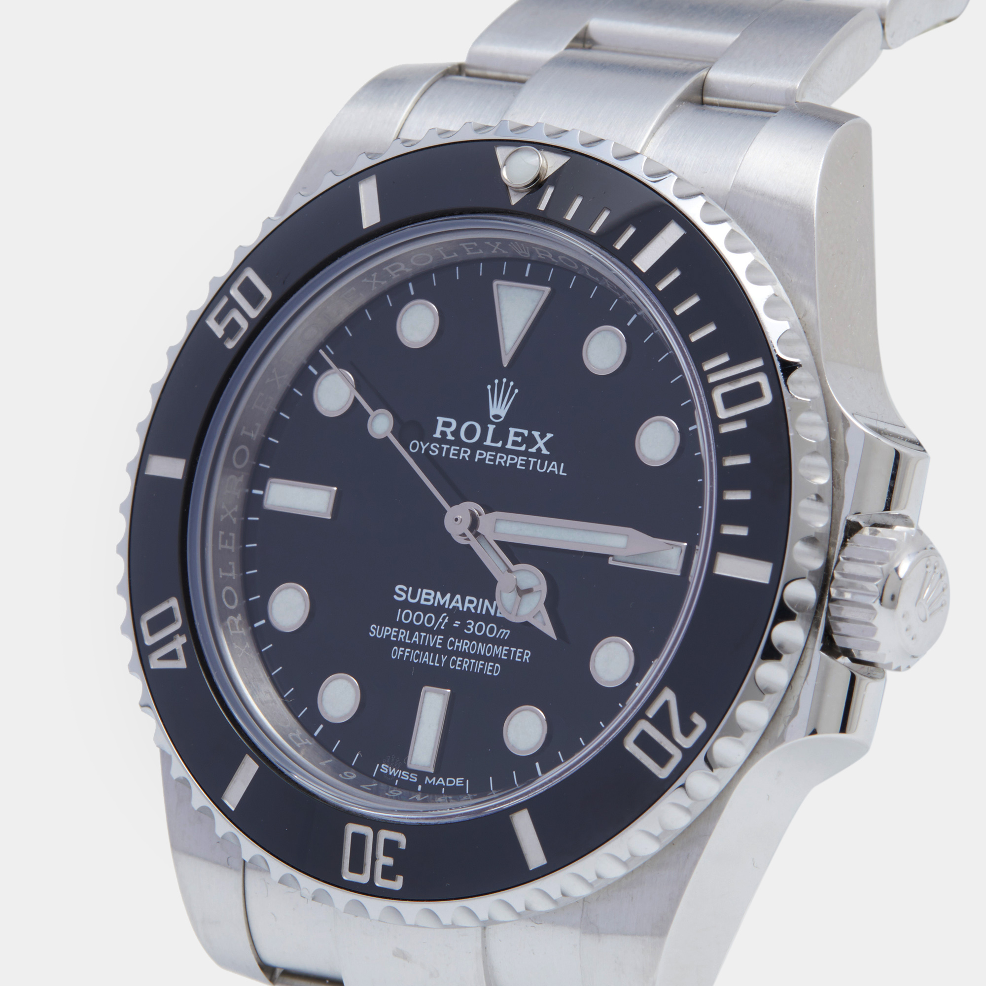 

Rolex Black Cerachrom Oystersteel Submariner, Silver