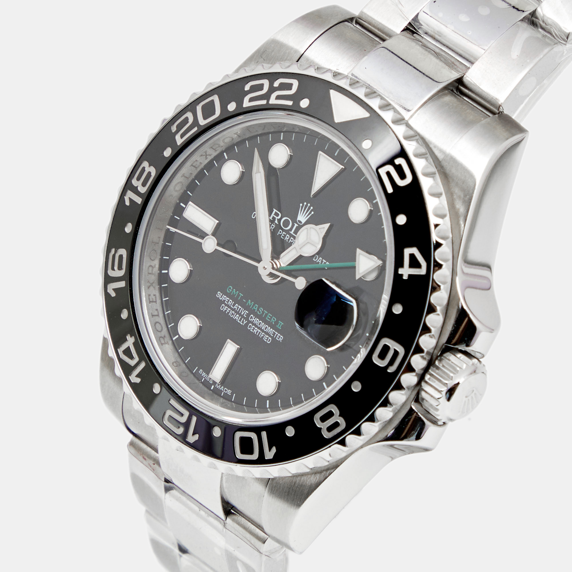 

Rolex Black Stainless Steel GMT-Master II