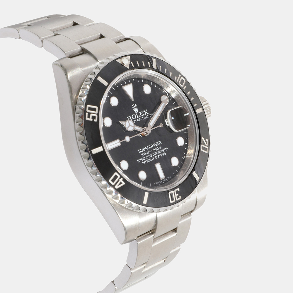 

Rolex Black Stainless Steel Submariner 116610LN Automatic Men's Wristwatch 40 mm
