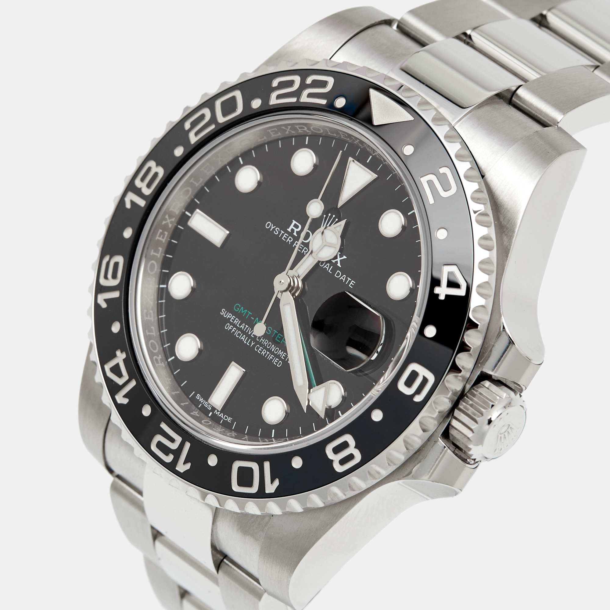 

Rolex Black Cerachrom Oystersteel GMT-Master II, Silver