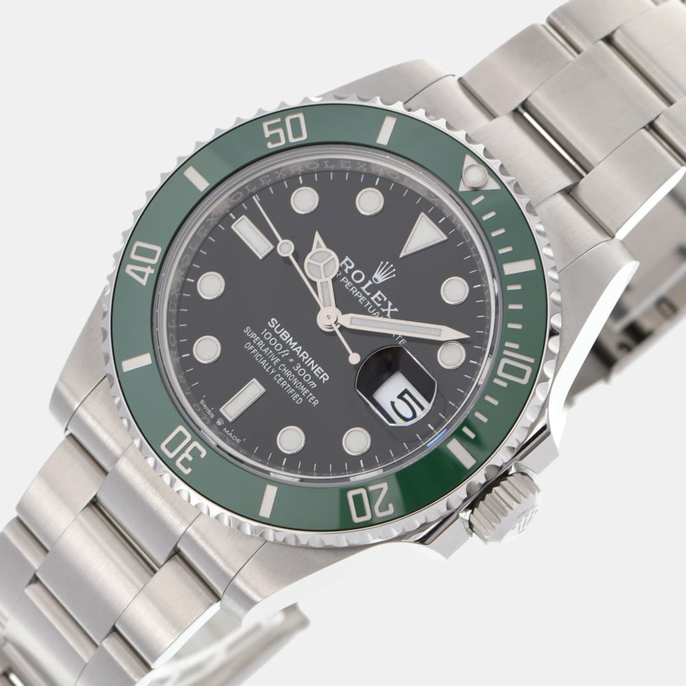 

Rolex Black Stainless Steel Submariner 126610 Automatic Men's Wristwatch 41 mm