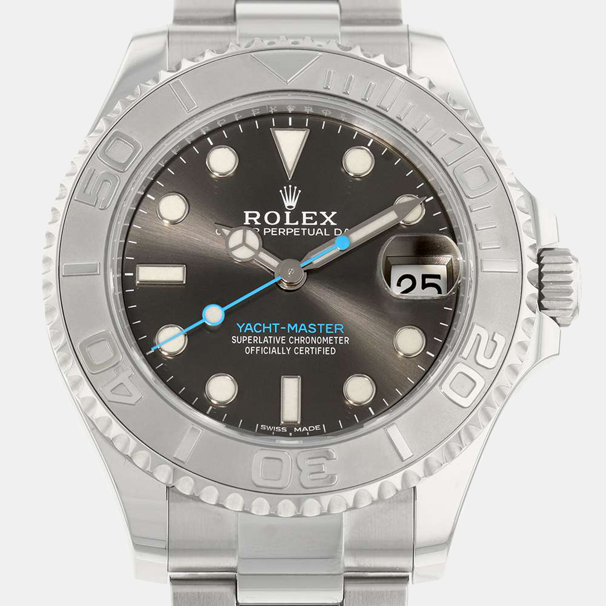 rolex yacht master 37 grey