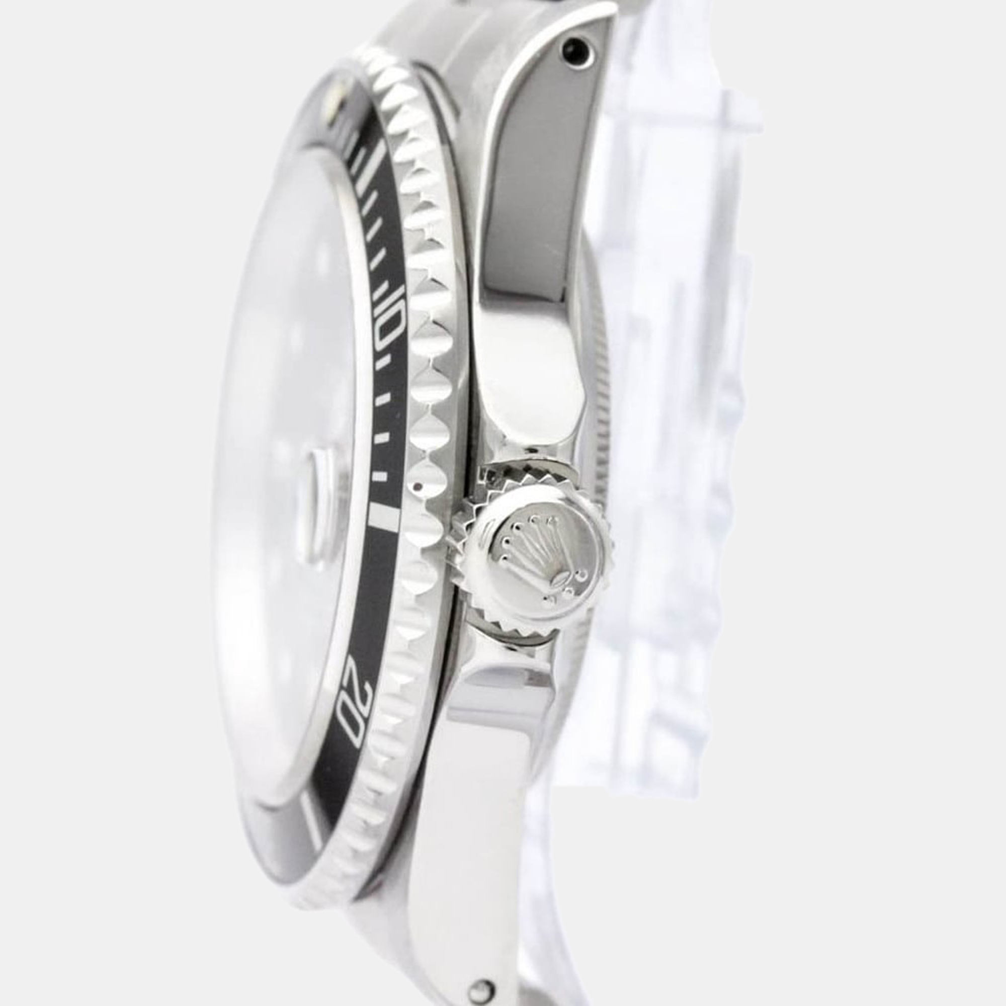 

Rolex Black Stainless Steel Submariner 16610 Automatic Men's Wristwatch 40 mm