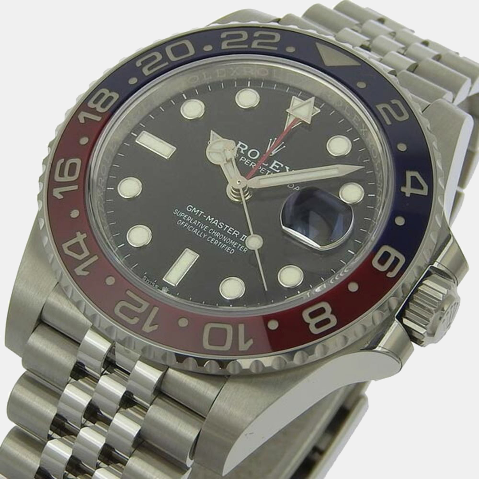 

Rolex Black Stainless Steel GMT-Master II 126710BLRO Automatic Men's Wristwatch 41 mm