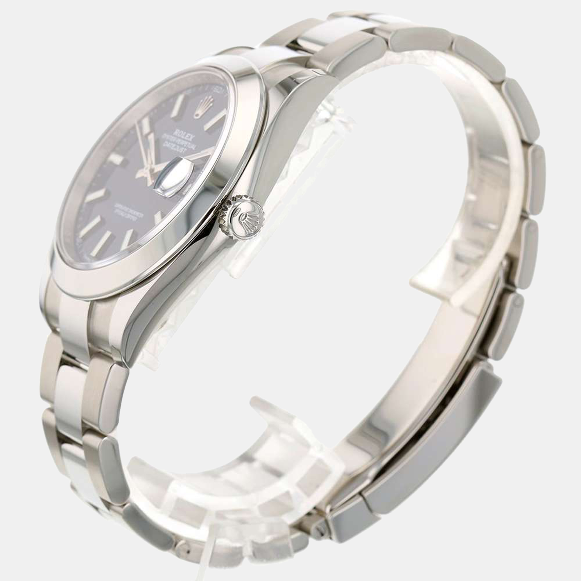 

Rolex Blue Stainless Steel Datejust 126300 Automatic Men's Wristwatch 41 mm