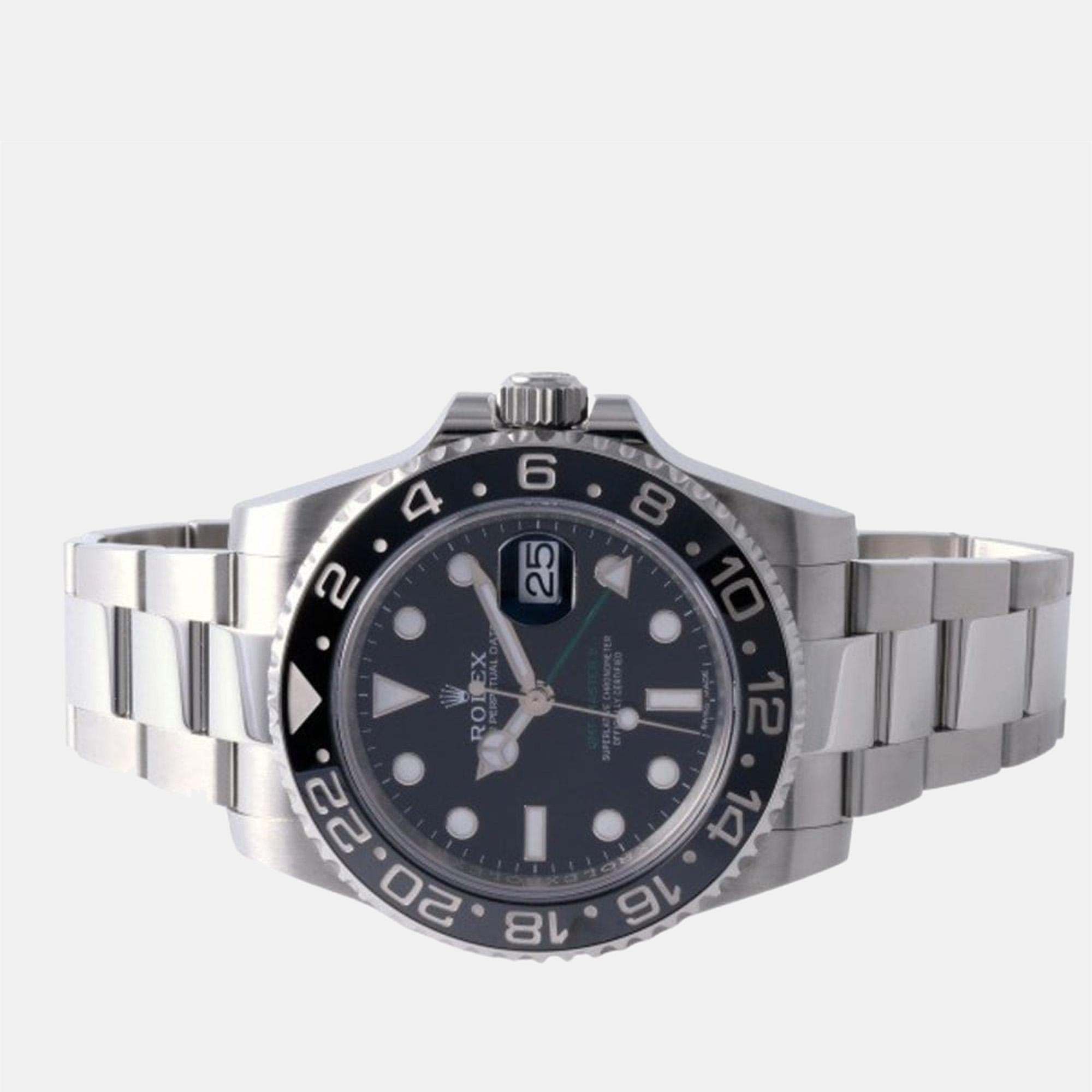 

Rolex Black Stainless Steel And Ceramic GMT-Master II 116710 Automatic Men's Wristwatch 40 mm