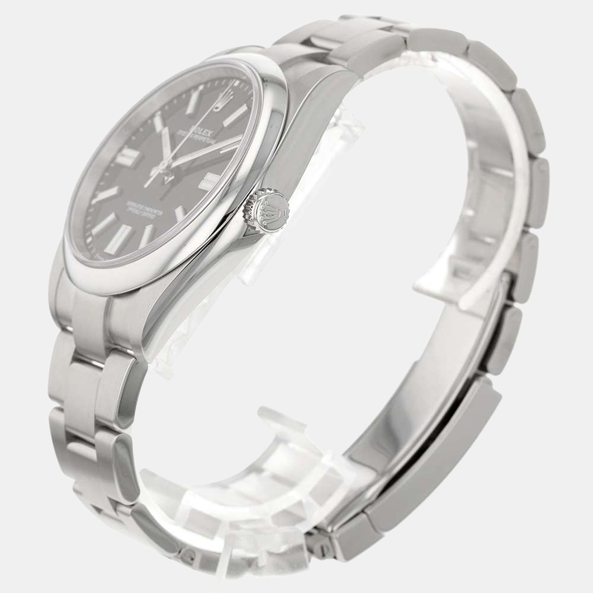 

Rolex Black Stainless Steel Oyster Perpetual 124300 Automatic Men's Wristwatch 41 mm