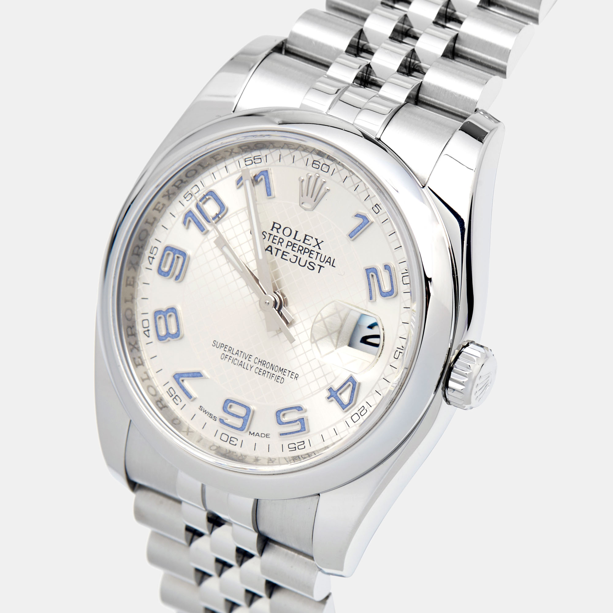 

Rolex Silver Oystersteel Datejust