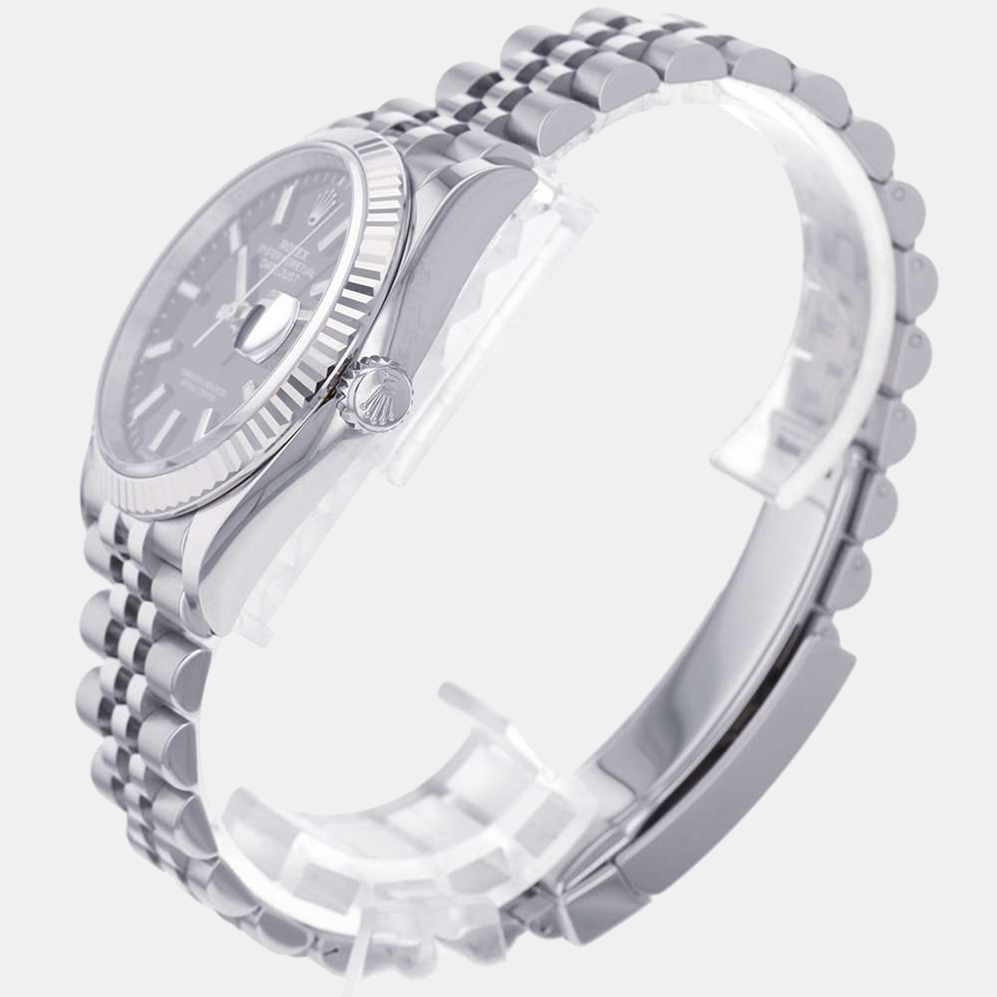 

Rolex Blue 18K White Gold And Stainless Steel Datejust 126234 Automatic Men's Wristwatch 36 mm