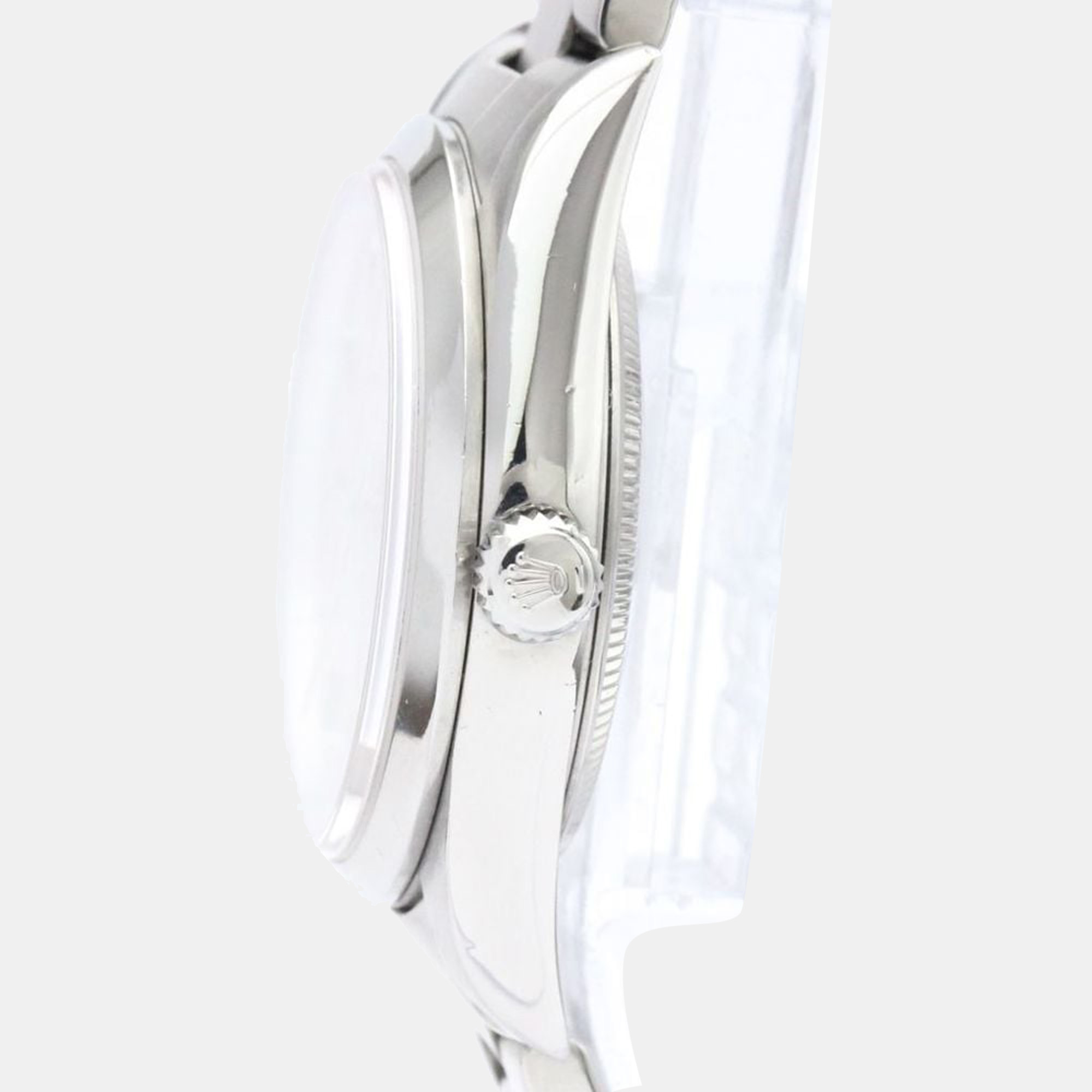

Rolex Silver Stainless Steel Air-King 14000 Men's Wristwatch 34 mm