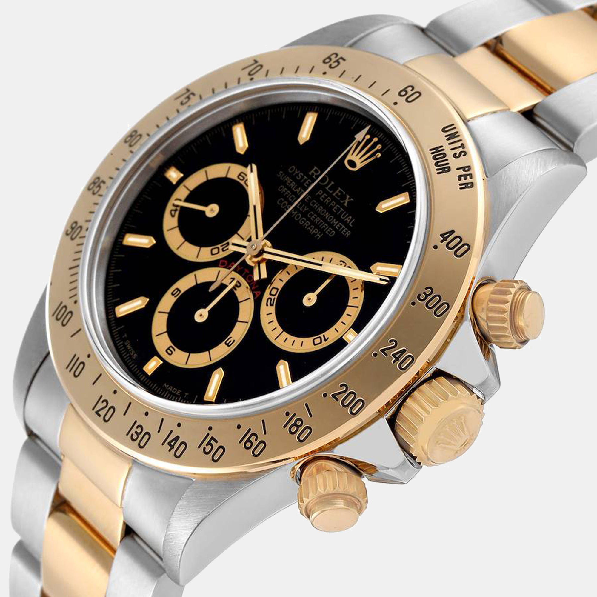 

Rolex Daytona Steel Yellow Gold Black Dial Men's Watch 16523