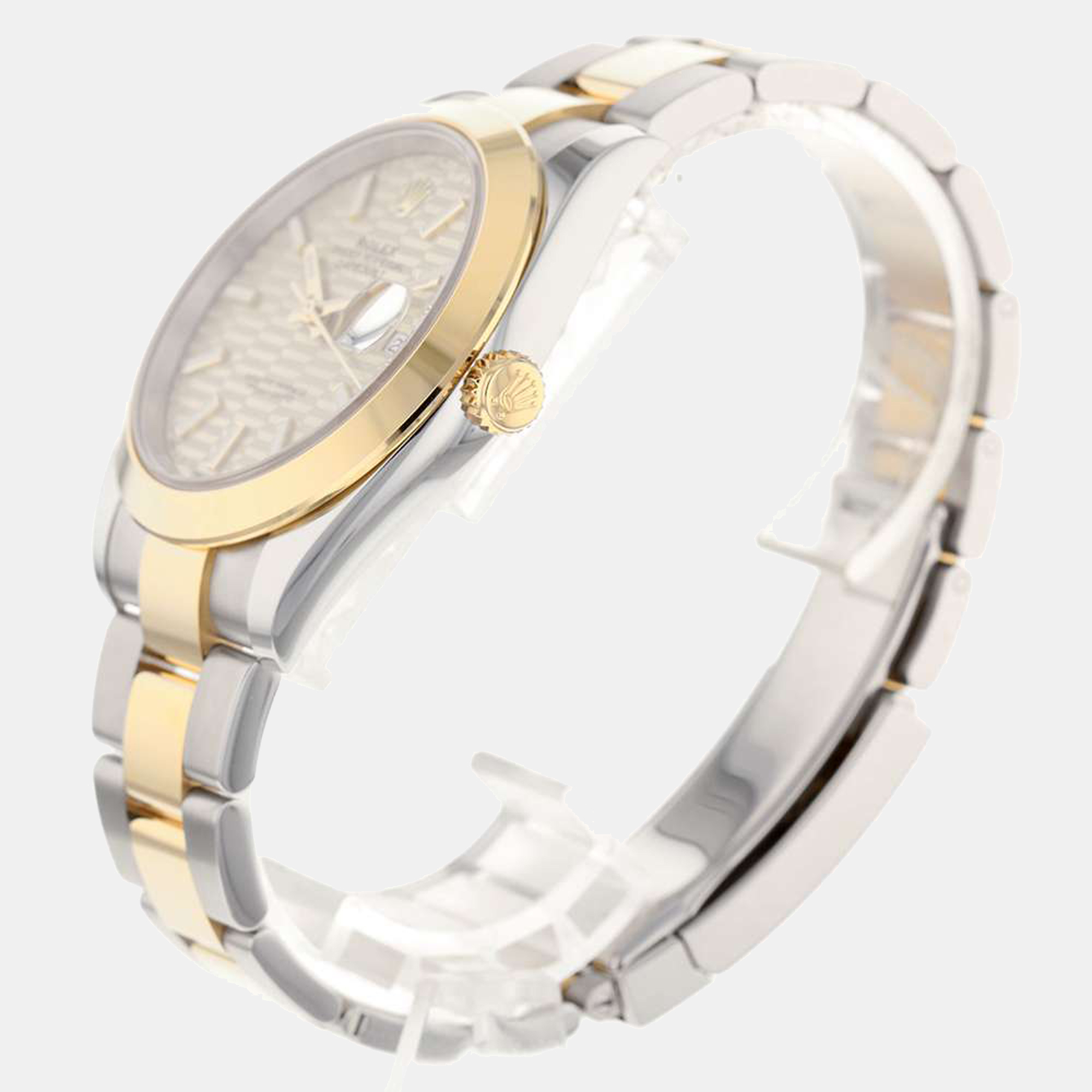 

Rolex Champagne 18K Yellow Gold And Stainless Steel Datejust 126303 Men's Wristwatch 41 mm