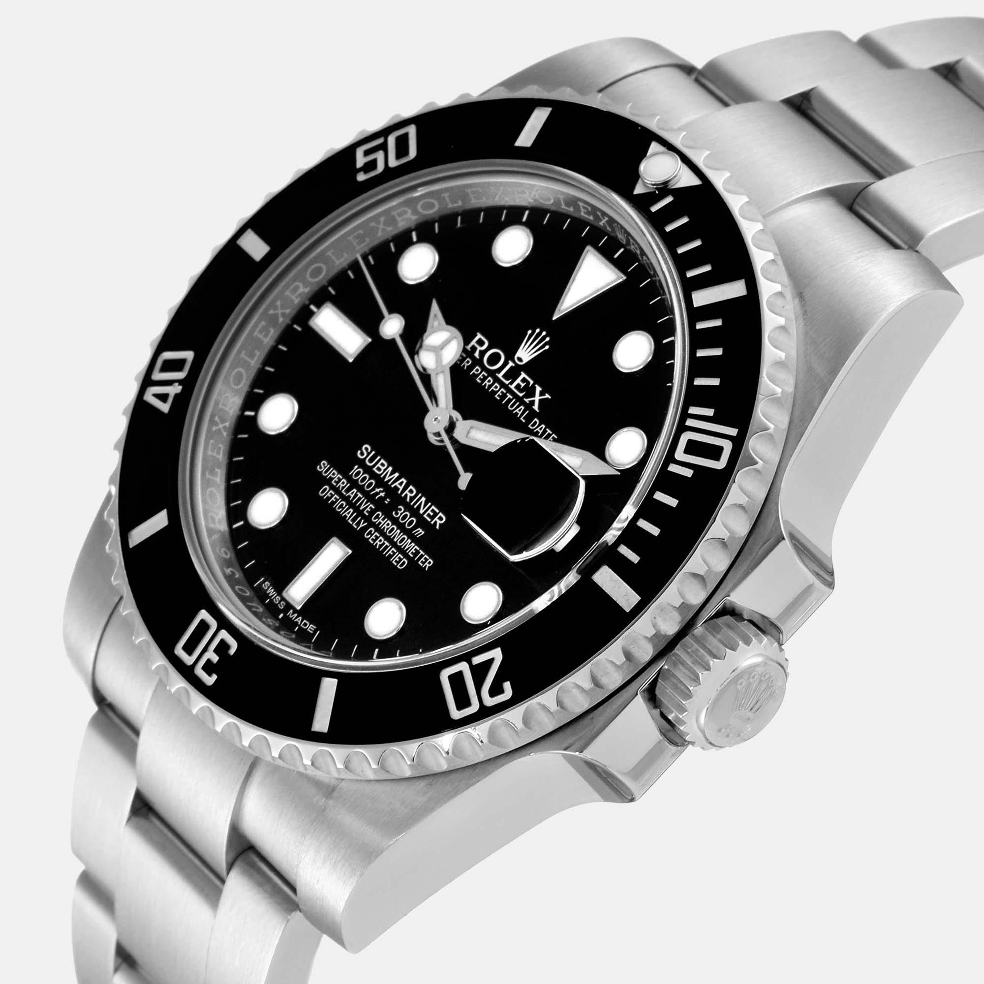 

Rolex Black Stainless Steel Submariner 116610 Men's Wristwatch 40 mm