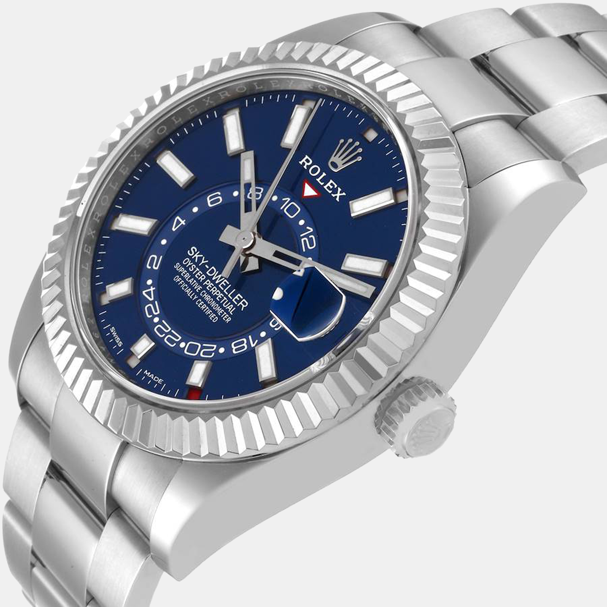 

Rolex Sky-Dweller Steel White Gold Blue Dial Men's Watch 326934