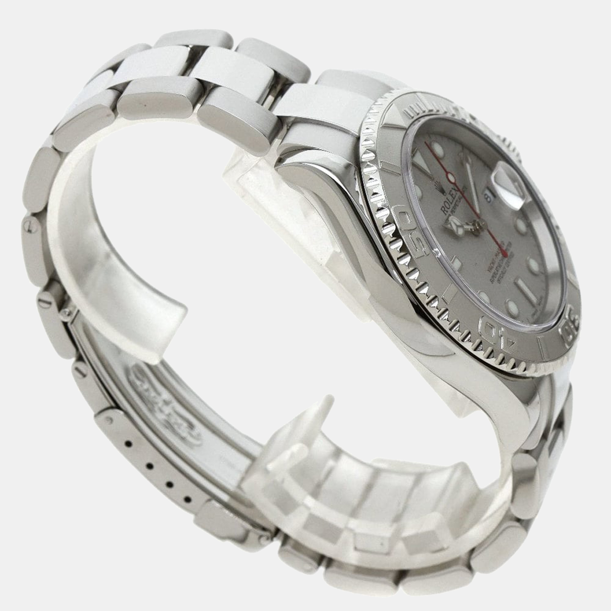 

Rolex Silver Stainless Steel Yacht-Master 16622 Men's Wristwatch 40 mm