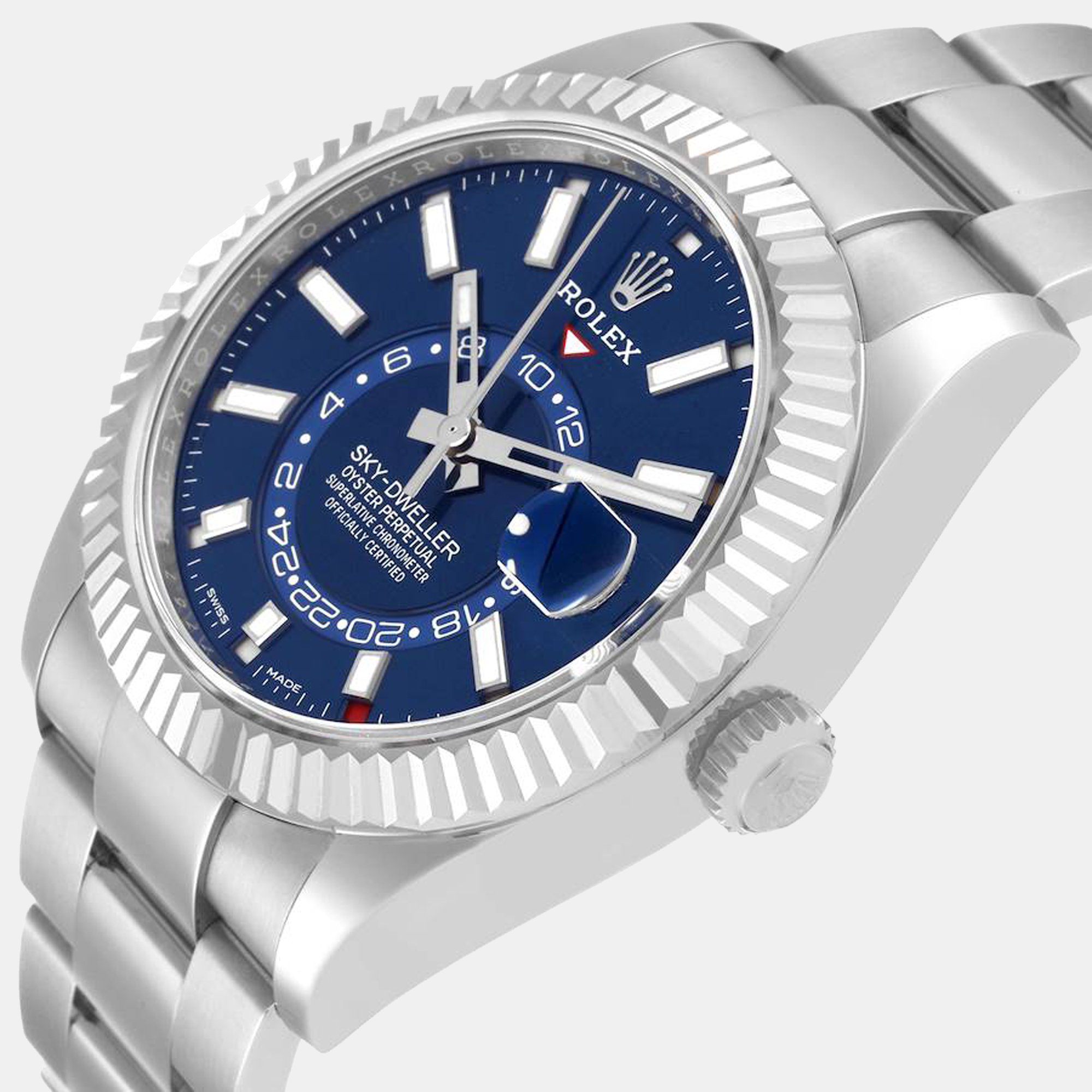 

Rolex Sky-Dweller Steel White Gold Blue Dial Men's Watch 326934