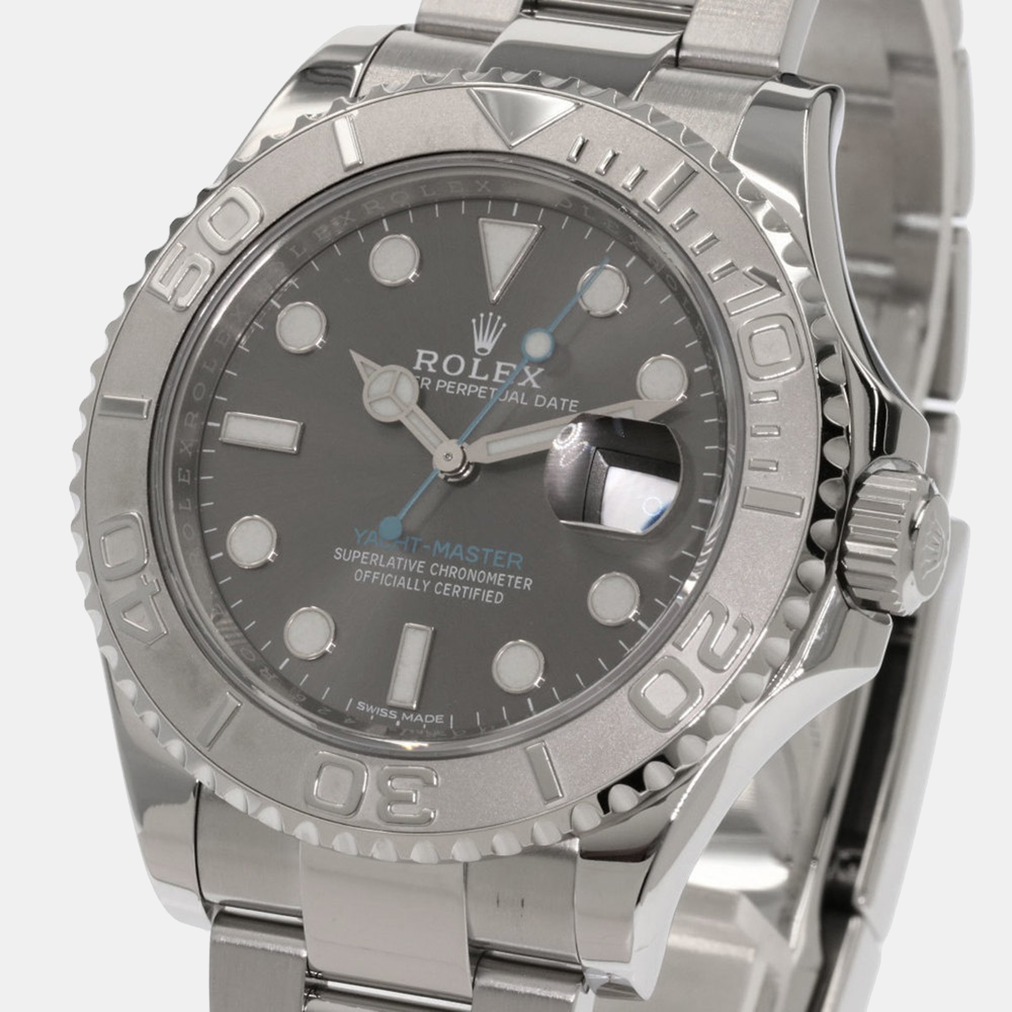 

Rolex Grey Stainless Steel Yacht-Master 116622 Men's Wristwatch 40 mm