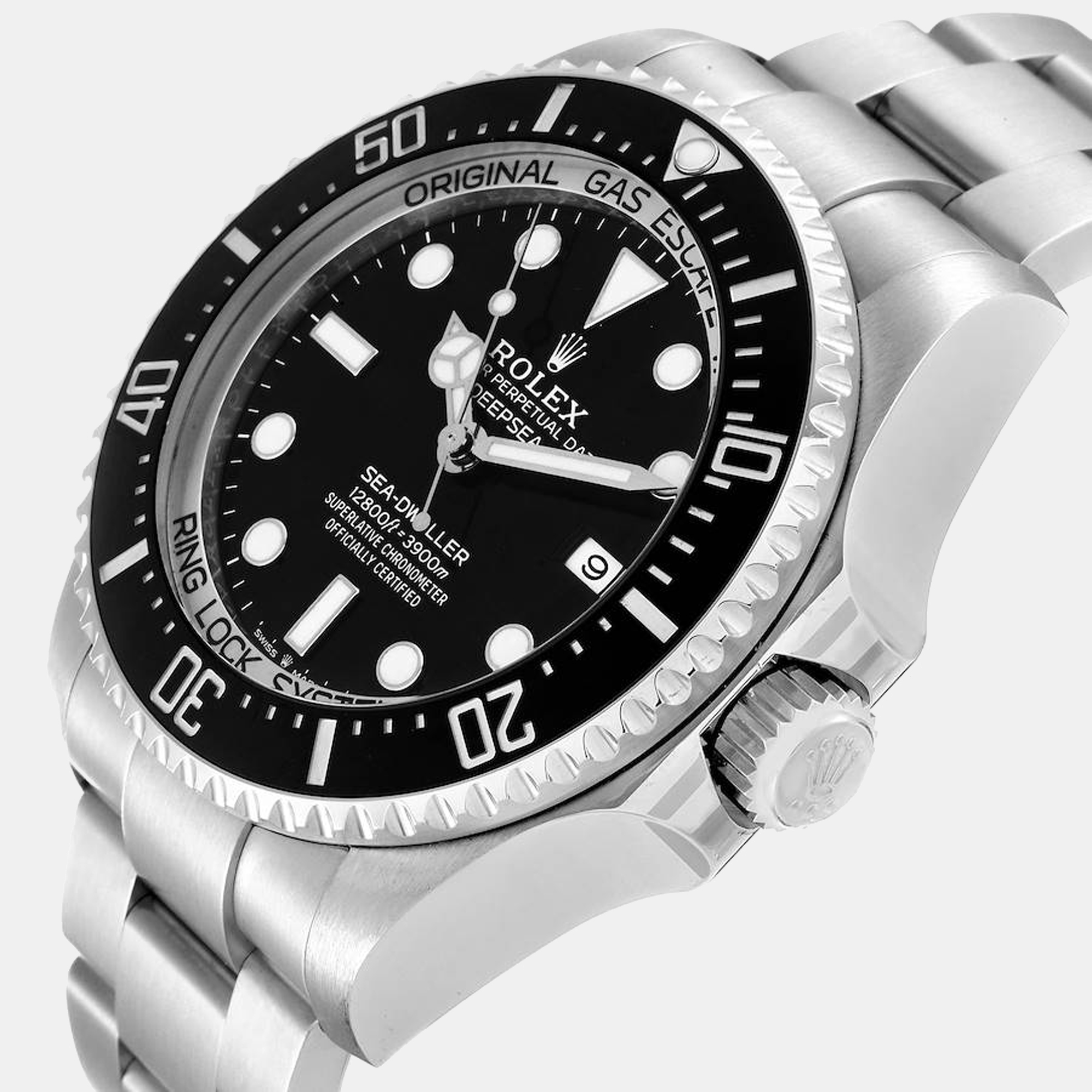 

Rolex Seadweller Deepsea 44 Black Dial Steel Men's Watch 126660