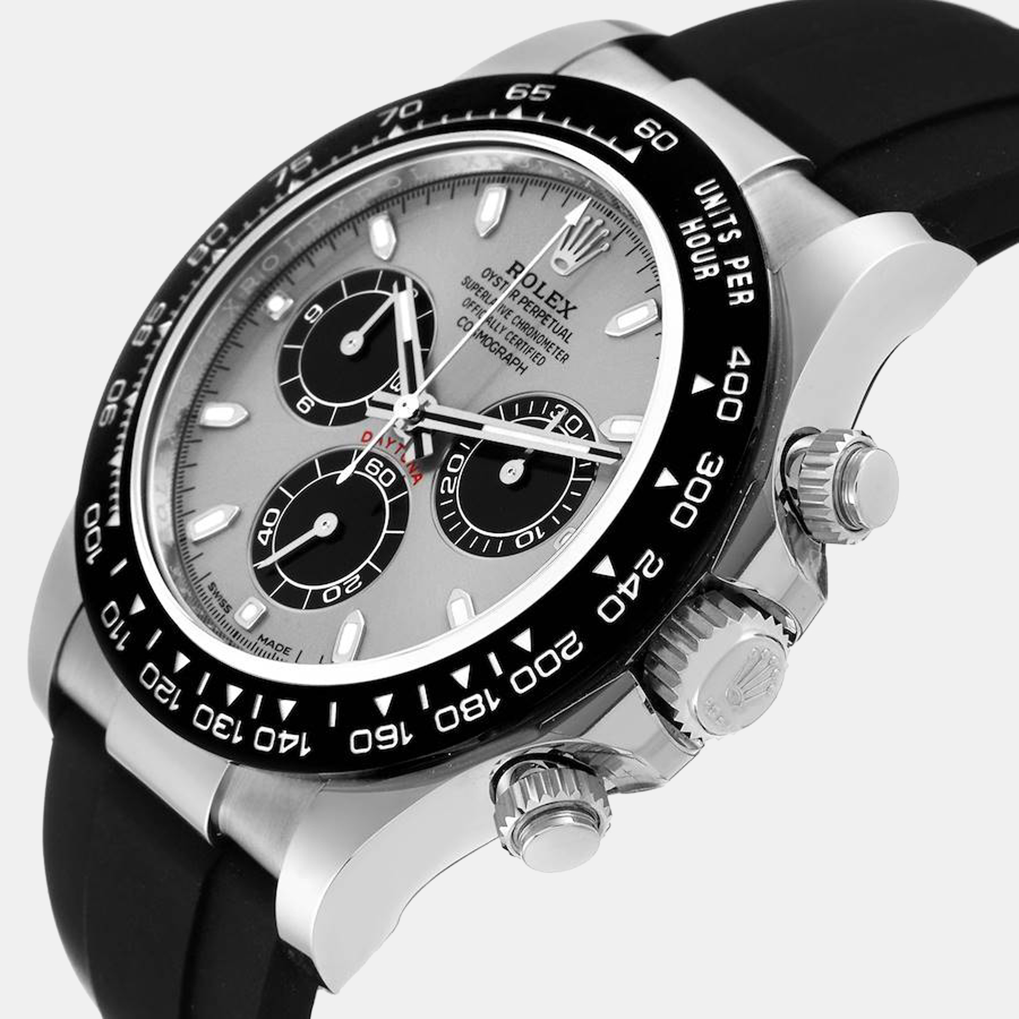 

Rolex Cosmograph Daytona White Gold Grey Dial Men's Watch 116519